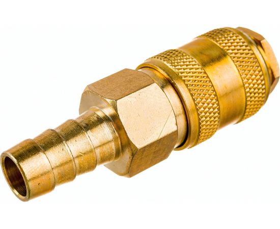 Соединение быстросъемное мама-елочка, 12 мм, латунь ECO AB-F/E12 