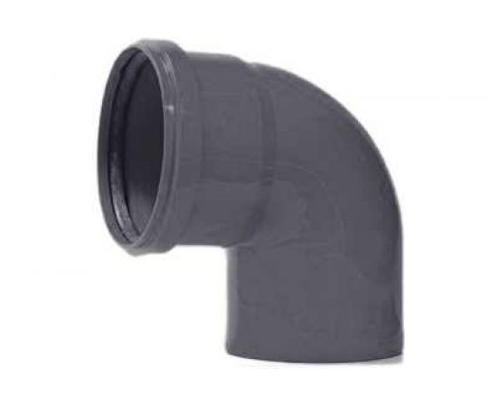 Отвод ООО МультиМирПласт 110x45 серый ОТВ ВК 110/45 