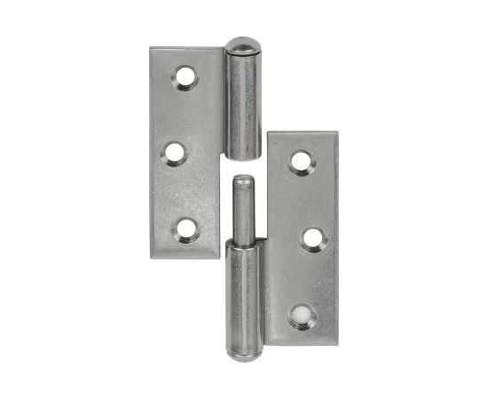 Петля VORMANN разъемная 50х40х1,5 мм, левая, нержавеющая сталь 010620050 