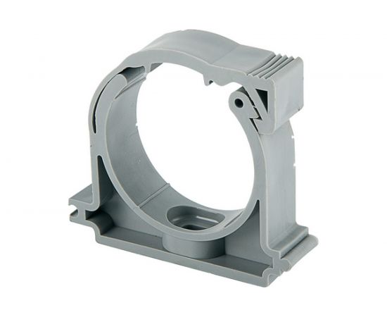 Хомут с креплением ООО МультиМирПласт ПП 110 мм, серый ХМ ВК 110 