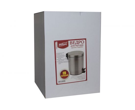 Ведро для мусора Рыжий кот 12л с педалью DBM-01-12 310431 – изображение 12