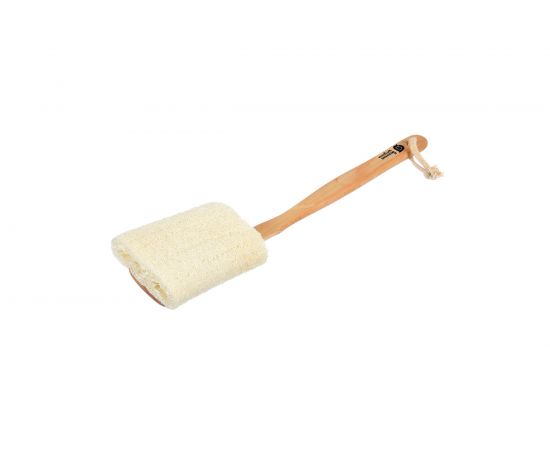 Мочалка из люфы, на деревянной ручке Банные Штучки 40 см 40044 – изображение 2