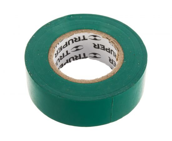 Изолента Truper акрил, 9 м, ширина 19 мм, зеленая M-22V 13511 – изображение 2