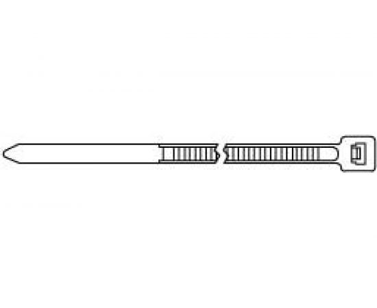 Нейлоновая неоткрывающаяся стяжка Hyperline GT-370IBUVC 24295 – изображение 2