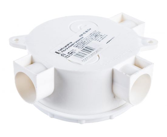 Распаячная коробка ЭРА KOR70353w открытой установки, трехрожковая, белая IP42 Б0052726 – изображение 2