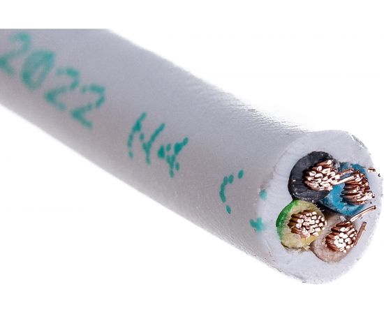 Провод ОРЕОЛ ПВС белый 4х0,75 мм ГОСТ 50 м 74301 – изображение 3