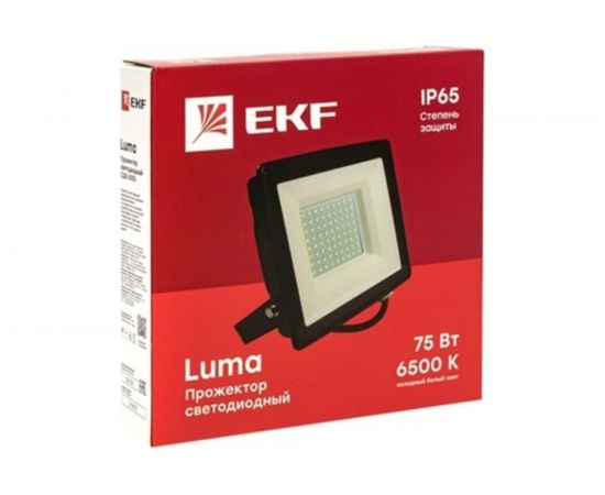 Светодиодный прожектор EKF СДО-3005 75Вт 6500К IP65 Basic FLL-3005-75-6500 – изображение 3
