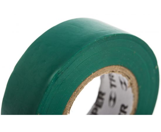 Изолента Truper акрил, 9 м, ширина 19 мм, зеленая M-22V 13511 – изображение 4