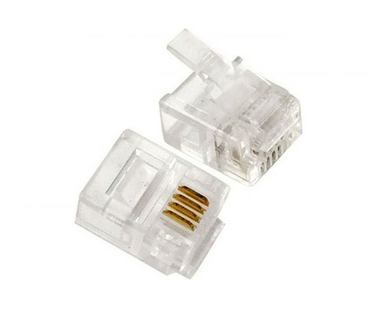 Разъем Pro Legend RJ12 6P4C 10 шт PL1277 – изображение 4