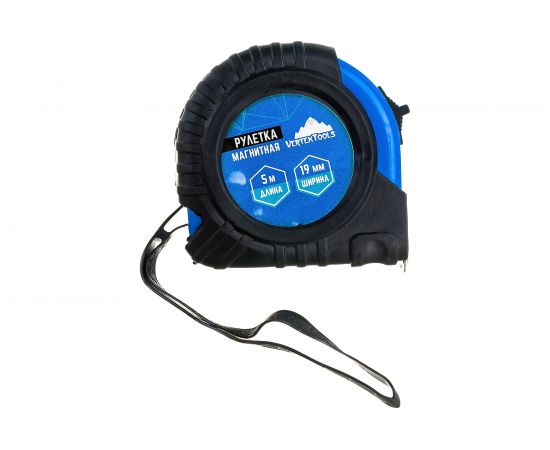 Рулетка vertextools магнитная 5х19 мм 3120-05-19 – изображение 5