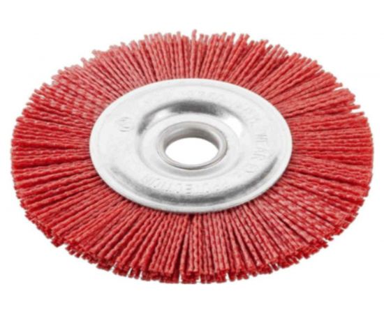 Щетка-крацовка дисковая, полимерная проволока, 125 мм GROSSMEISTER 021178001 