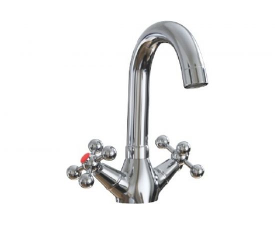 Смеситель для умывальника Mixline 1/2 керамика, без подводки ML07-04 NEW 529849 