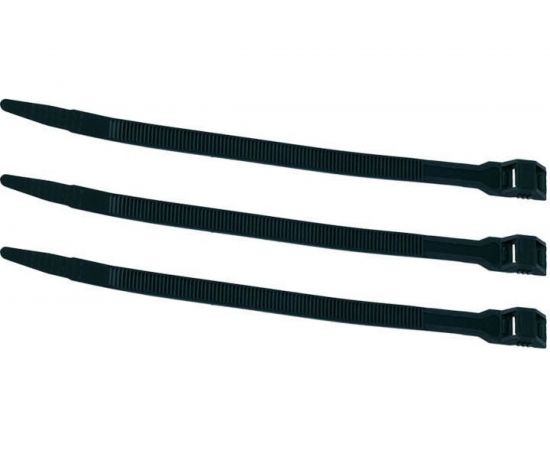 Кабельный хомут с горизонтальным замком TDM не разъемный КСГ, 9х360, черный, 100 шт. SQ0524-0003 