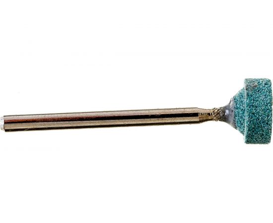 Головка абразивная с хвостовиком AW(ГЦ) 10x3х3 мм, 63C, F60(25Н), O(СТ1) CNIC 50587 