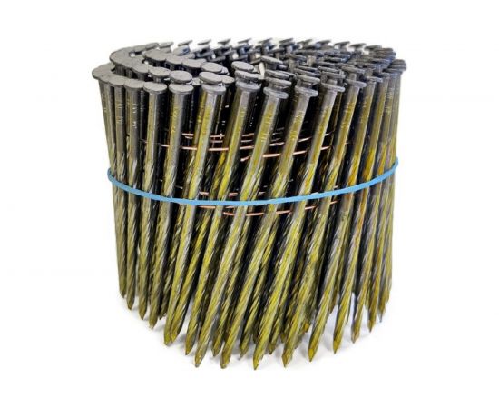 Барабанные гвозди Finka 3.1x90 BK Screw, 1600 шт. FN3190BKS 