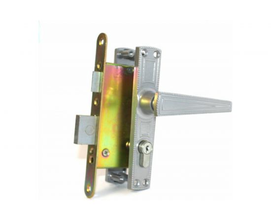 Врезной замок ЗЕНИТ Зенит-ЗВ4-3.01 серебро 06139 