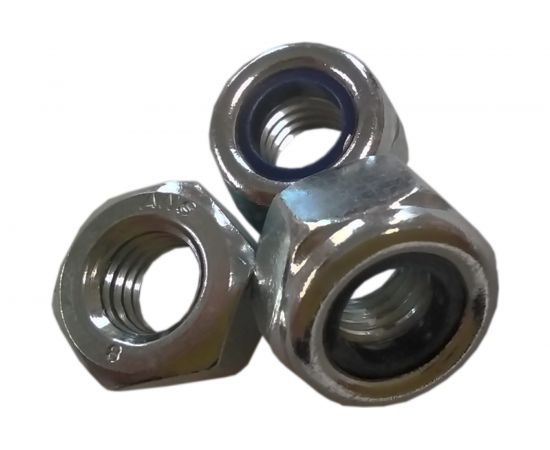 Самоконтрящаяся гайка ZAMETAL М14 пр. 8.0, DIN 985, оц. 200 шт. ZA518958 