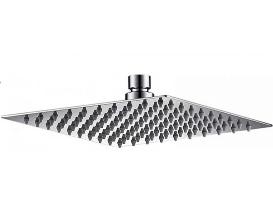 Потолочная лейка для душа OUTE квадрат, 30x30 см, глянцевый хром, кронштейн с шарниром для изменения угла TH98J-12 