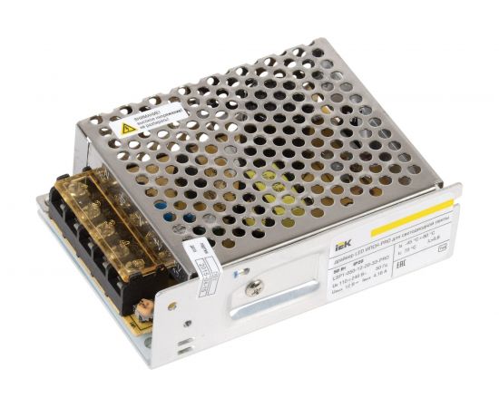 Драйвер IEK LED, ИПСН-PRO, 50Вт, 12В блок-клеммы IP20 LSP1-050-12-20-33-PRO 