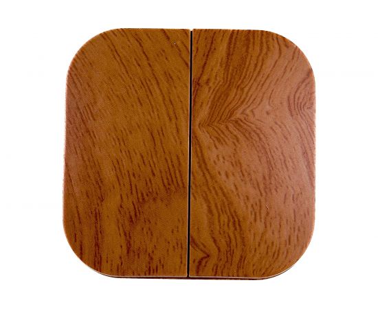 Выключатель IEK ВС20-1-0-ХД 2-клавишный открытой установки 10А GLORY дуб EVH20-K24-10 