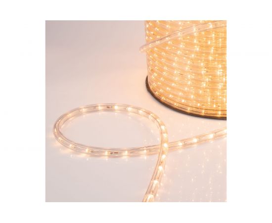 NEON-NIGHT Светодиодный гибкий шнур Дюралайт бухта 100м 24 LED/метр, тёплый-белый 121-126-4 