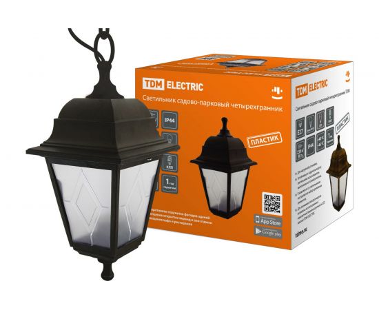 Садово-парковый светильник TDM НСУ 04-60-001 четырехгр., черный SQ0330-0766 