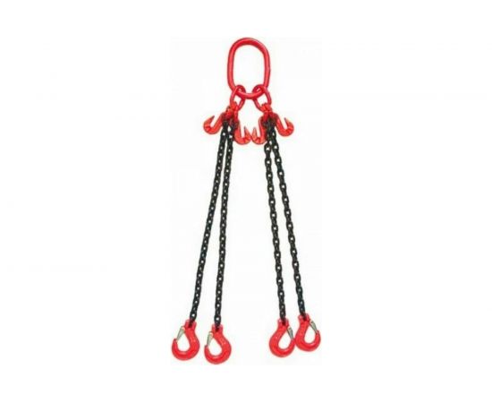ООО КанТраст Строп цепной четырехветвевой 4СЦ 11,20/4000 с крюками укоротителями артикул 4STS11204000R 