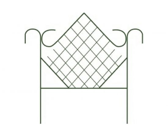 Заборчик GREEN LINE Ромб 5 секций 00-00001738 