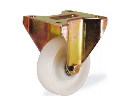 Большегрузная неповоротная колесная опора с площадкой KAMA K-4107-RPR-150 