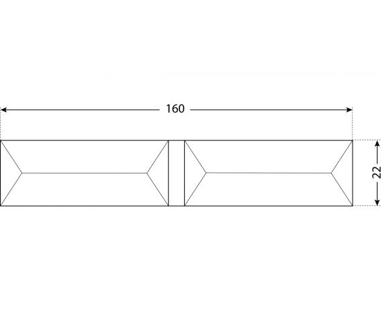 Шарнир-петля под сварку Аллюр (22х160 мм; с подшипником; каплевидная) 1119 – изображение 2