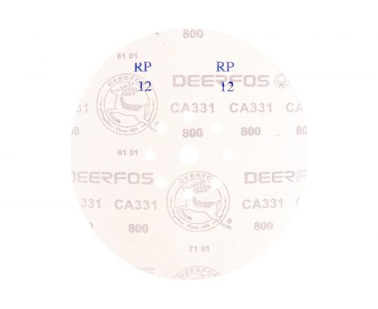 Круг шлифовальный на бумаге CA331 (225 мм; 9 отверстий; Р800) Deerfos 7930091775934 – изображение 2
