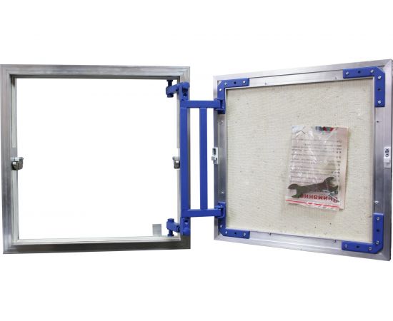 Люк под плитку размер дверцы 55/55 ЛЮКЕР АЛ-КР 60/60 – изображение 2