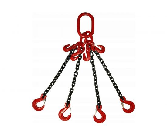 ООО КанТраст Строп цепной четырехветвевой 4СЦ 11,20/4000 с крюками укоротителями артикул 4STS11204000R – изображение 2