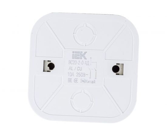 Выключатель IEK ВС20-1-0-ХД 2-клавишный открытой установки 10А GLORY дуб EVH20-K24-10 – изображение 2