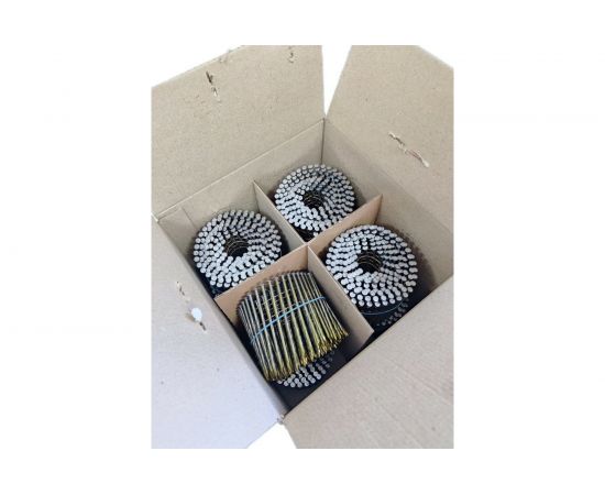 Барабанные гвозди Finka 3.1x90 BK Screw, 1600 шт. FN3190BKS – изображение 2