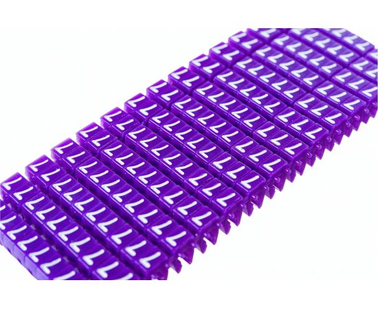 Наборный маркер TDM символ 7, фиолетовый, 1,5 мм2, 150 штук SQ0534-0008 – изображение 2