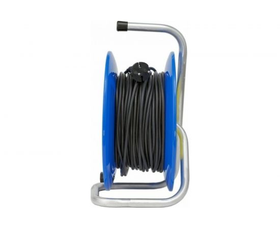 Силовой удлинитель на катушке Glanzen 4 гнезда ПВС 2x0,75 арт. EB-50-014 00-00006725 – изображение 3