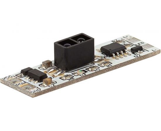 Бесконтактный выключатель светодиодной ленты MAKSILED встраиваемый в профиль 12В, 30Вт, 1x2.5A, IP20, 41x12x8мм ML-MC-IR – изображение 3