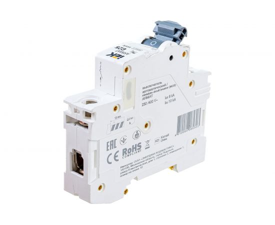 Автоматический выключатель IEK ARMAT M06N 1P C 25А AR-M06N-1-C025 – изображение 3