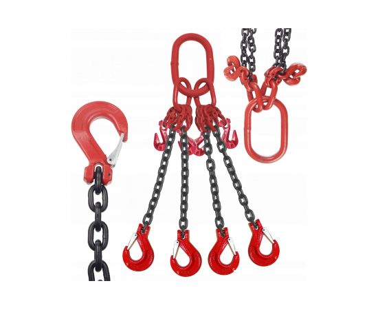 ООО КанТраст Строп цепной четырехветвевой 4СЦ 11,20/4000 с крюками укоротителями артикул 4STS11204000R – изображение 3