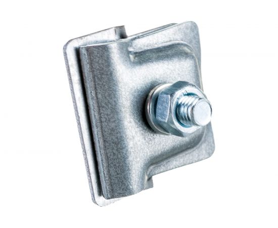 Держатель круглого проводника EZETEK 6-10мм для фальца 0.7-3мм, оцинковка 91092 – изображение 3