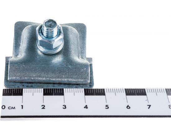 Держатель круглого проводника EZETEK 6-10мм для фальца 0.7-3мм, оцинковка 91092 – изображение 4