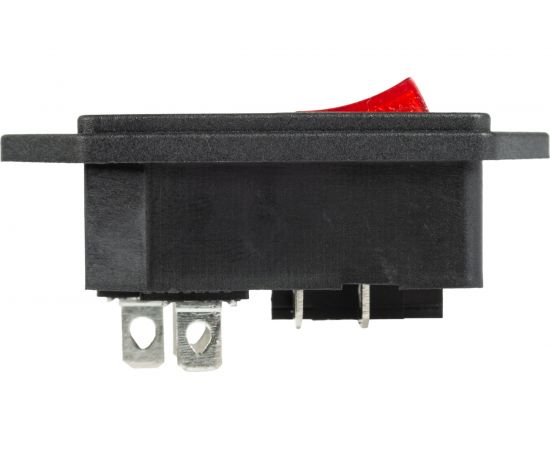 Разъем питания REXANT C14 3PIN с клавишным выключателем с красной подсветкой 250 V 6 А 10 шт 36-2282 – изображение 4