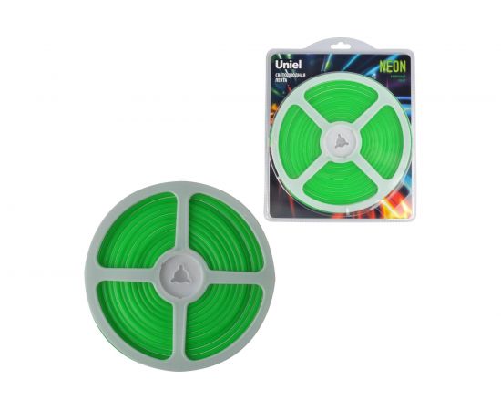 Гибкая светодиодная лента Uniel NEON ULS-N01-2835-120LED/m-6mm-IP67-DC12V-9W/m-5M-GREEN UL-00009086 – изображение 5