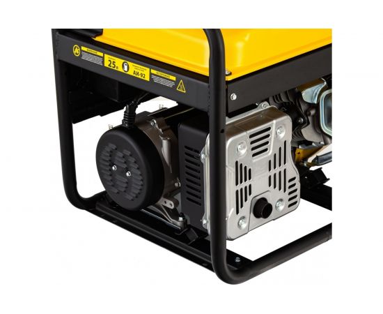 Бензиновый генератор DENZEL PS 80 E-3, 6,6 кВт, 400В, 25л 946954 – изображение 6