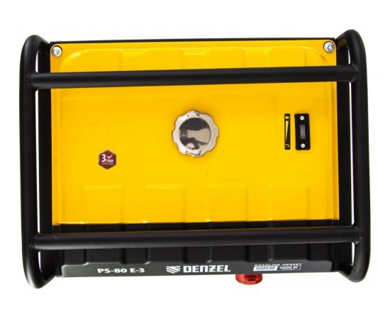 Бензиновый генератор DENZEL PS 80 E-3, 6,6 кВт, 400В, 25л 946954 – изображение 8