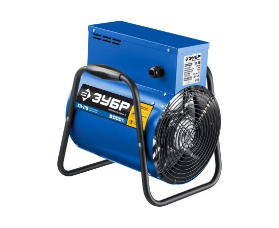 Электрическая тепловая пушка ЗУБР Профессионал 9 кВт ТП-П9 – изображение 9