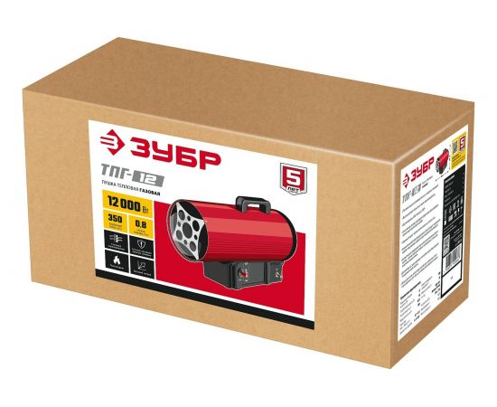 Газовая тепловая пушка ЗУБР 12 кВт ТПГ-12 – изображение 9