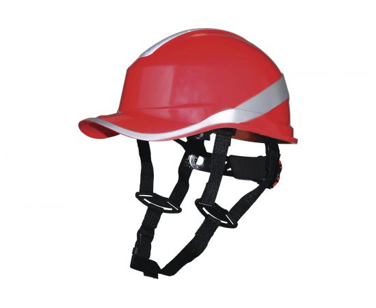 Защитная каска из ABS Delta Plus BASEBALL DIAMOND V UP красного цвета DIAM5UPROFL 