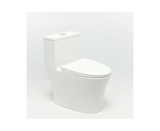 EVA GOLD Монолит SM9609, безободковый, сиденье дюропласт, с гофрой и подводкой УТ-00001112 